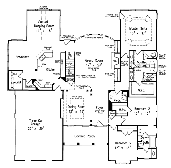 House Plan Design - Country Floor Plan - Main Floor Plan #927-791
