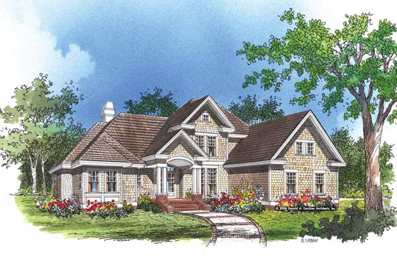 Traditional Style House Plan - 3 Beds 2.5 Baths 1944 Sq/Ft Plan #929-250