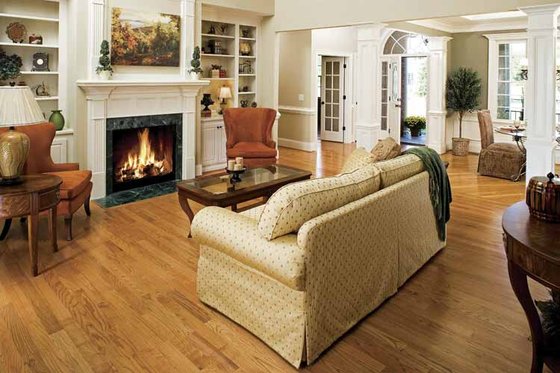 Interior - Family Room for Traditional House Plan #929-708 - 4 bed, 2 bath