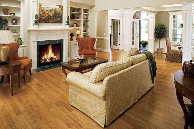 Home Plan - Interior - Family Room for Traditional House Plan #929-708 - 4 bed, 2 bath