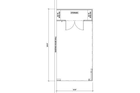 Floor Plan - Main Floor House Plan #410-3604, 0 bath