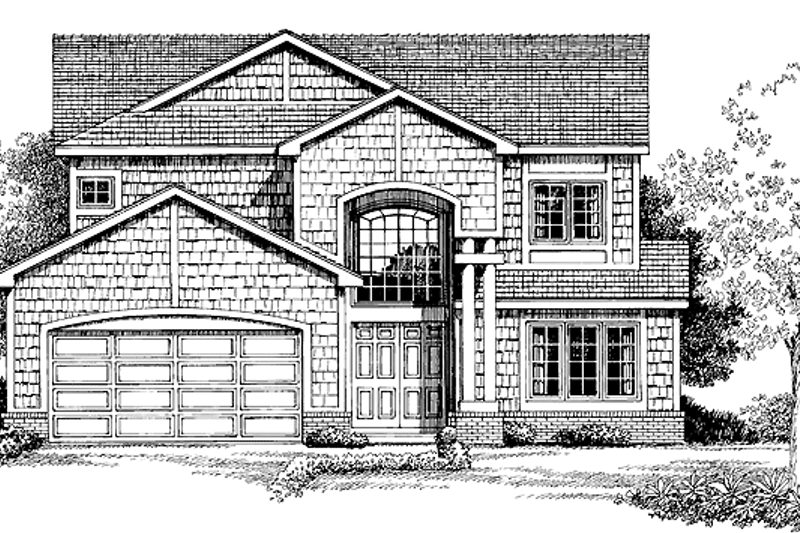 Home Plan - Traditional Exterior - Front Elevation Plan #72-965