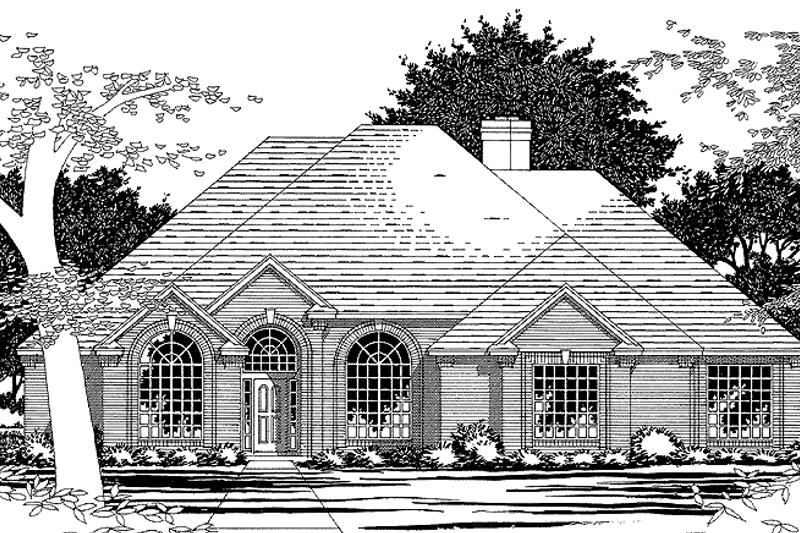 House Design - European Exterior - Front Elevation Plan #472-91