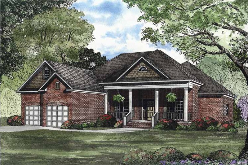 Dream House Plan - Classical Exterior - Front Elevation Plan #17-2969