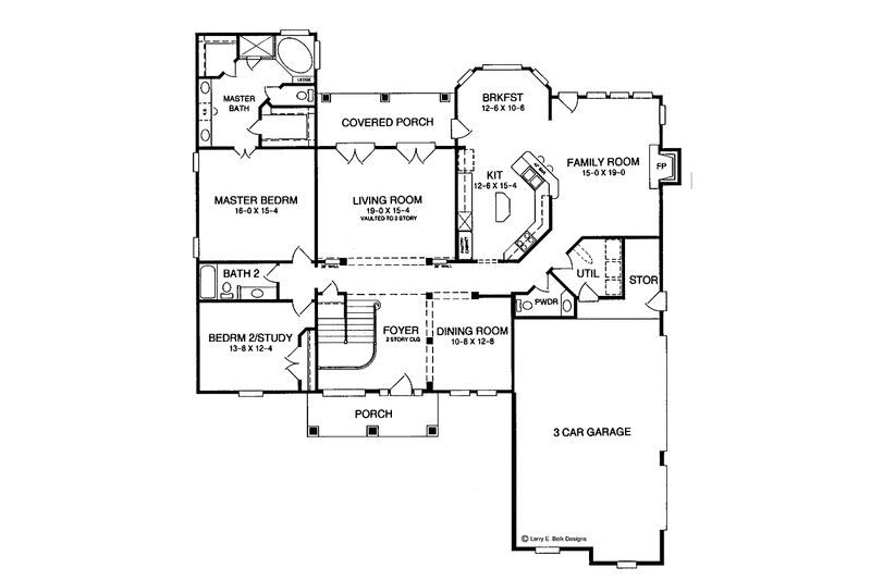 Dream House Plan - Floor Plan - Main Floor for Traditional House Plan #952-70 - 4 bed, 3.5 bath