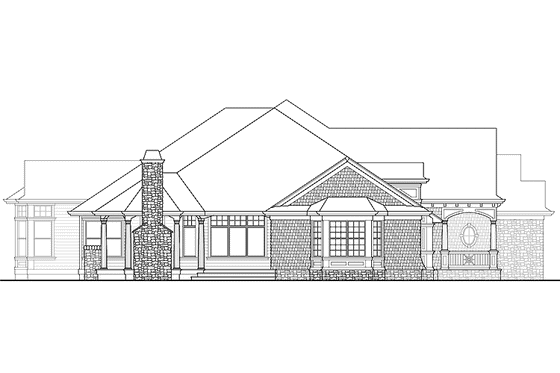 Floor Plan - Other Floor for Craftsman House Plan #132-257 - 4 bed, 3 bath