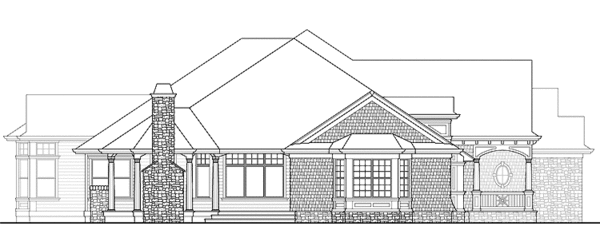 House Blueprint - Craftsman Floor Plan - Other Floor Plan #132-257