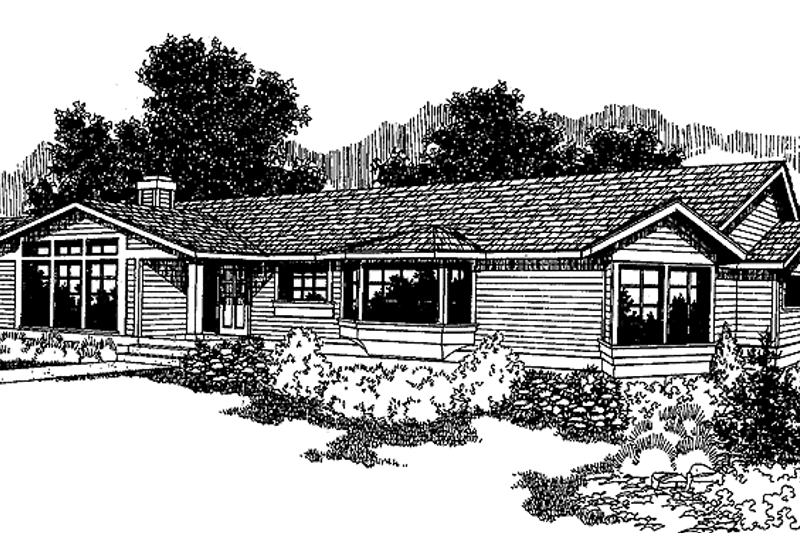Dream House Plan - Craftsman Exterior - Front Elevation Plan #60-707