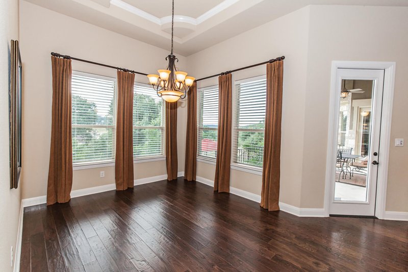 Architectural House Design - Interior - Dining Room for European House Plan #80-200 - 4 bed, 4 bath