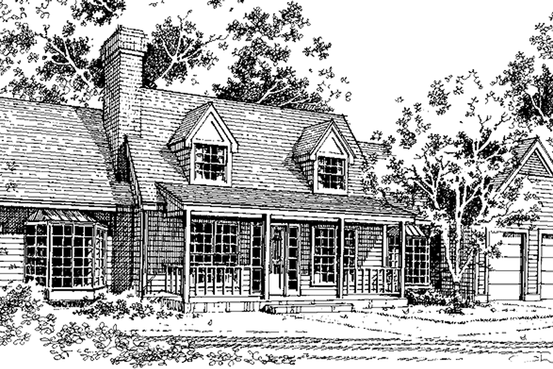 Dream House Plan - Country Exterior - Front Elevation Plan #929-537