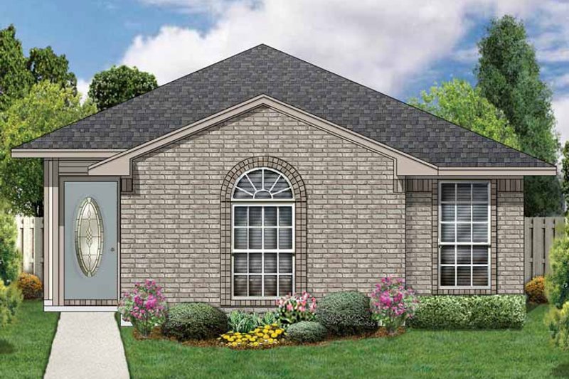 Home Plan - Exterior - Front Elevation 3 for Traditional House Plan #84-671 - 3 bed, 2 bath