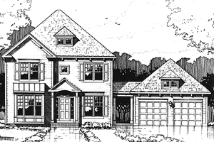 House Blueprint - Country Exterior - Front Elevation Plan #953-100