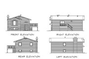 Traditional Style House Plan - 3 Beds 1 Baths 1007 Sq/Ft Plan #47-226 