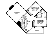 Mediterranean Style House Plan - 3 Beds 2.5 Baths 2285 Sq/Ft Plan #72-1008 