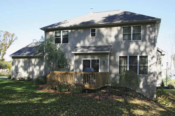 Exterior - Rear Elevation 1 for Country House Plan #928-162 - 3 bed, 2.5 bath