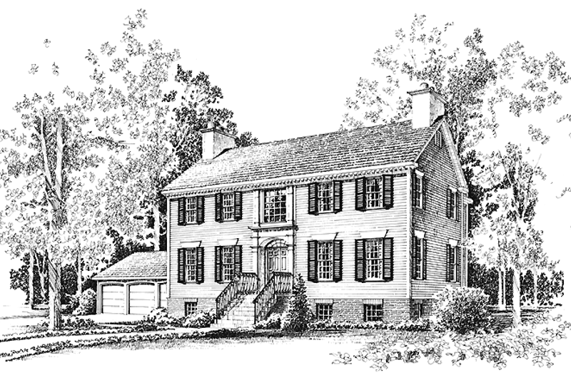 House Plan Design - Classical Exterior - Front Elevation Plan #1016-5