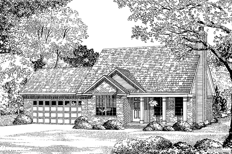 House Design - Country Exterior - Front Elevation Plan #17-3215