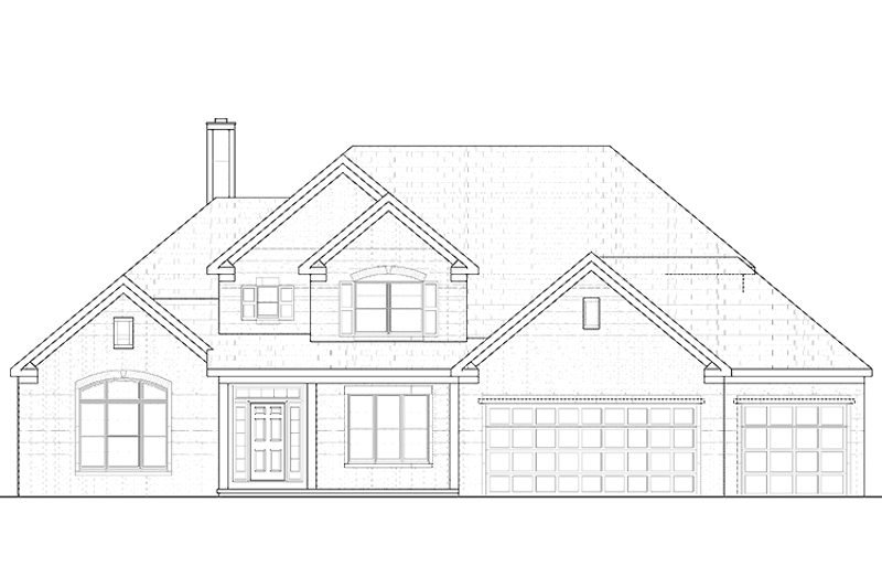 Dream House Plan - Traditional Exterior - Front Elevation Plan #328-389