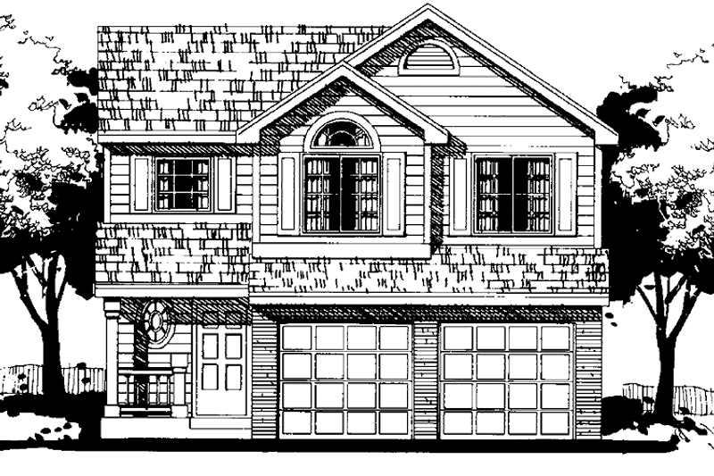 Architectural House Design - Exterior - Front Elevation 3 for Country House Plan #300-123 - 3 bed, 2.5 bath