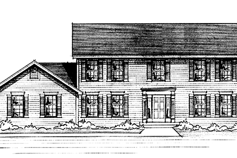 Home Plan - Classical Exterior - Front Elevation Plan #51-844