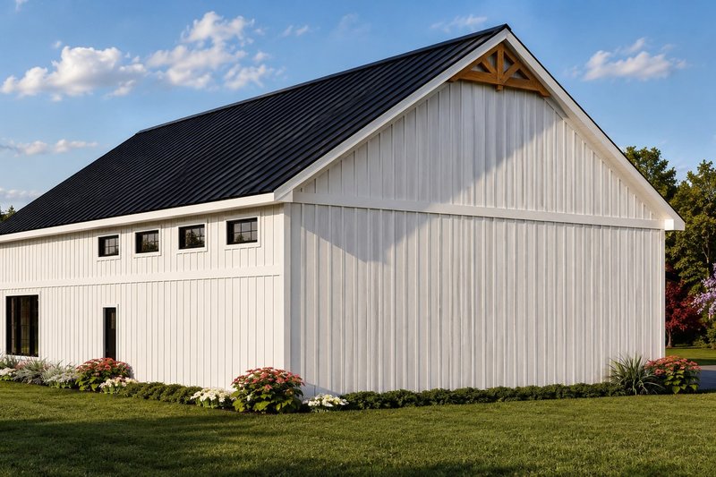Architectural House Design - Exterior - Rear Elevation for Barndominium House Plan #1064-512 - 3 bed, 2 bath