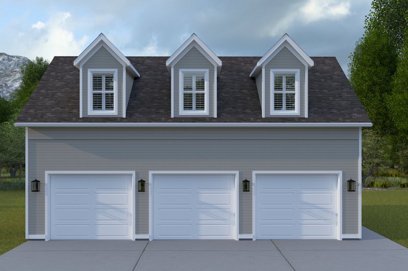 House Blueprint - Exterior - Front Elevation 8 for Farmhouse House Plan #1060-392, 0 bath