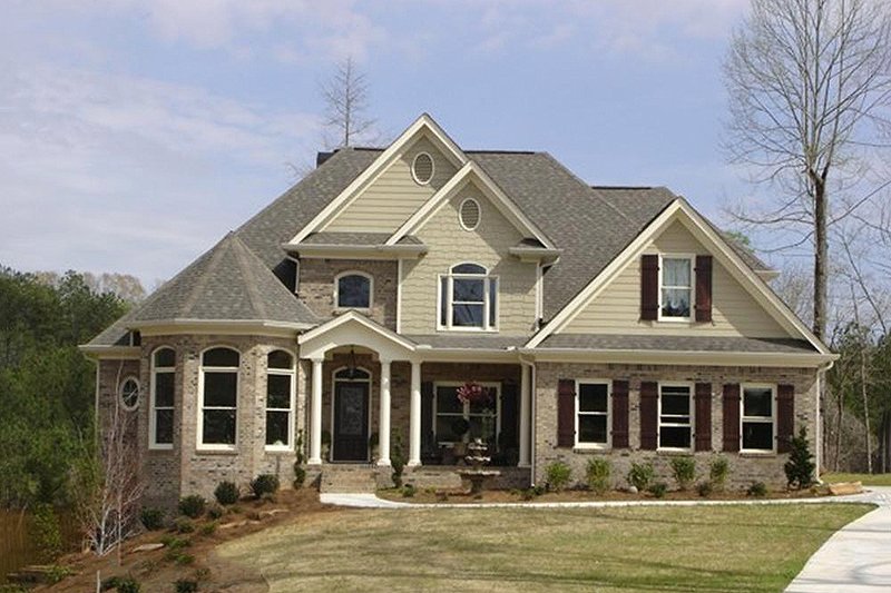 Home Plan - European Exterior - Front Elevation Plan #56-178
