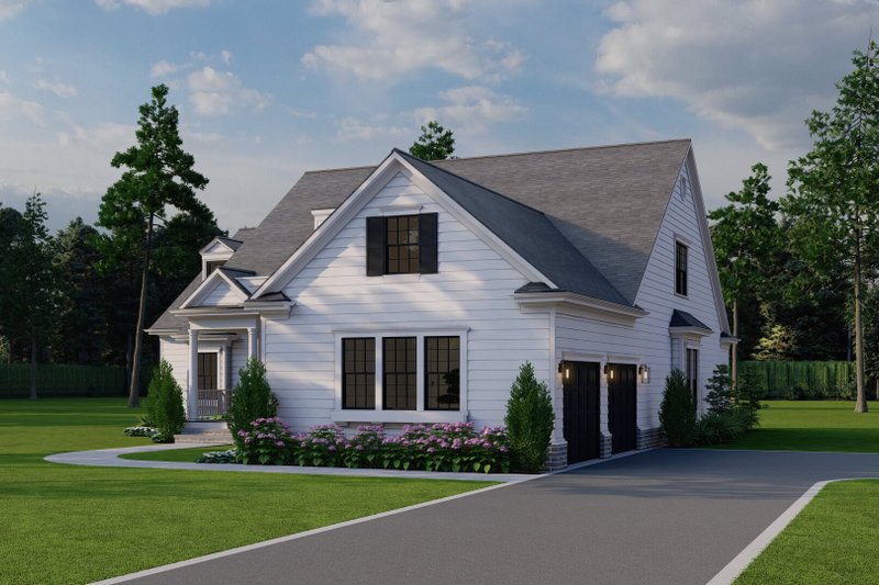 Architectural House Design - Exterior - Front Elevation 3 for Country House Plan #923-35 - 3 bed, 2 bath