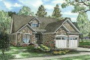 European Style House Plan - 4 Beds 3 Baths 1875 Sq/Ft Plan #17-2267 