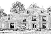 European Style House Plan - 5 Beds 3.5 Baths 3317 Sq/Ft Plan #424-330 