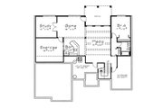 Traditional Style House Plan - 3 Beds 2 Baths 2038 Sq/Ft Plan #20-1823 Floor 