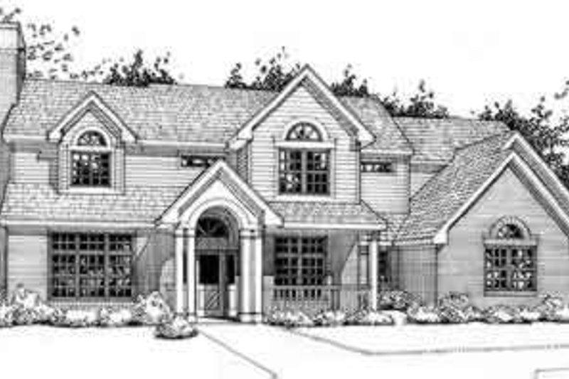 Home Plan - Traditional Exterior - Front Elevation Plan #120-105