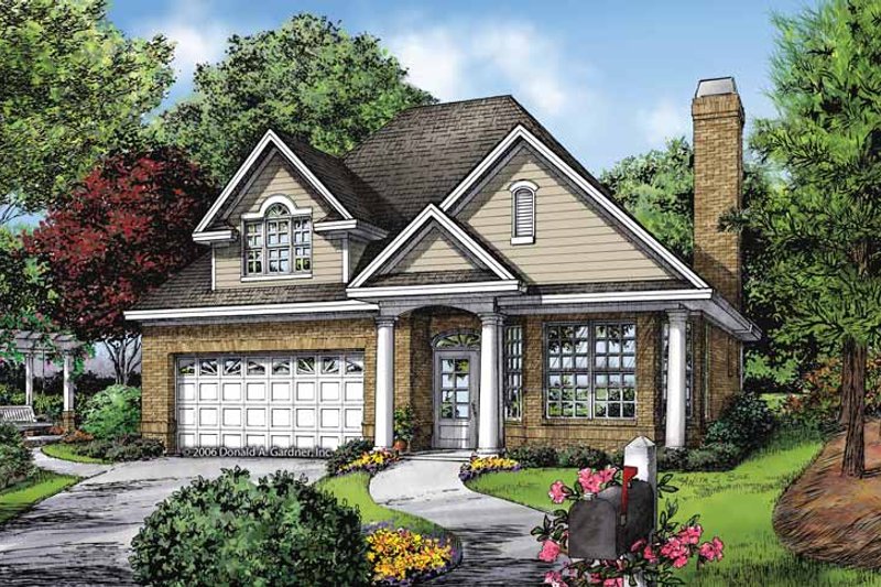 Home Plan - Ranch Exterior - Front Elevation Plan #929-866