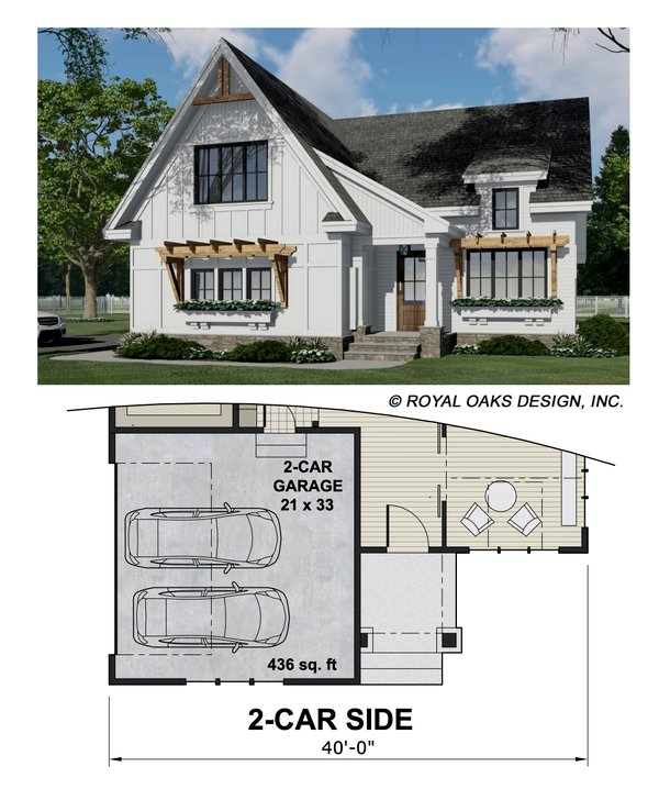 Farmhouse Floor Plan - Other Floor Plan #51-1215