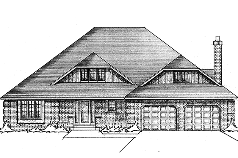 Dream House Plan - Exterior - Front Elevation 3 for Bungalow House Plan #51-794 - 4 bed, 2.5 bath
