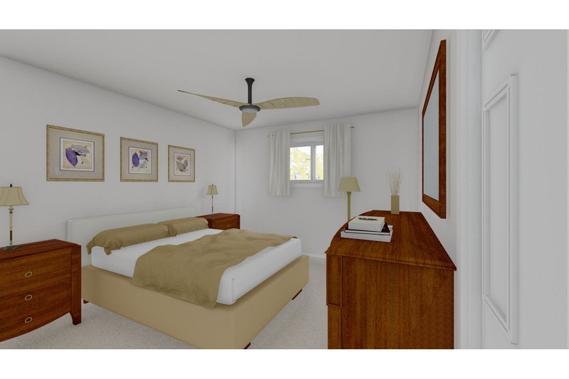 Dream House Plan - Interior - Bedroom for Cabin House Plan #126-243 - 2 bed, 2 bath