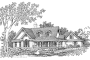 Country Style House Plan - 3 Beds 2 Baths 2006 Sq/Ft Plan #929-266 