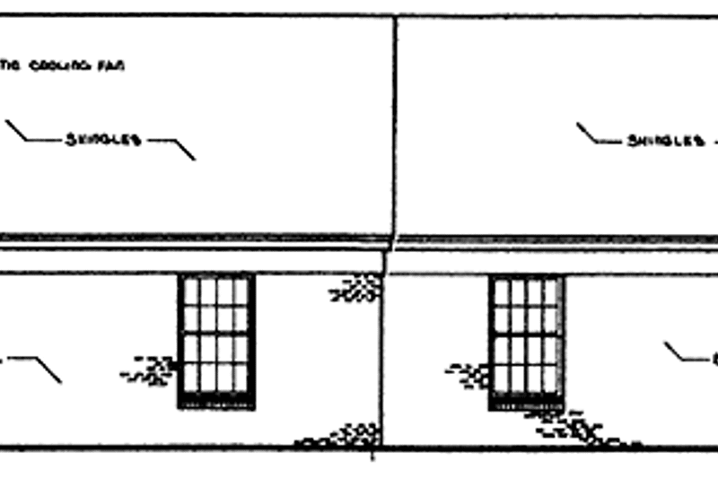 Dream House Plan - Exterior - Rear Elevation for Traditional House Plan #45-393 - 4 bed, 2 bath