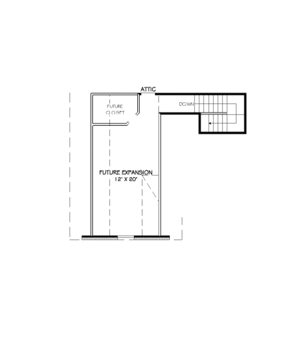 European Floor Plan - Upper Floor Plan #424-169