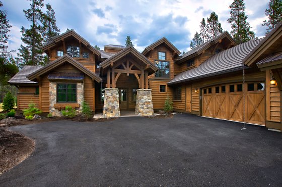 Craftsman style house design, elevation photo