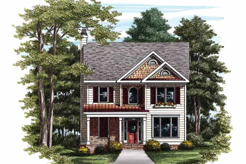 House Plan Design - Country Exterior - Front Elevation Plan #927-728
