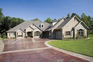 Exterior - Front Elevation 3 for Traditional House Plan #17-2757 - 3 bed, 3.5 bath