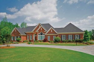 Exterior - Front Elevation 5 for Ranch House Plan #929-296 - 4 bed, 4.5 bath