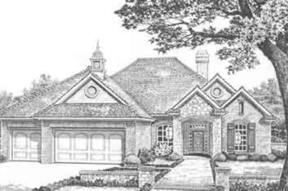 Exterior - Front Elevation for Traditional House Plan #310-364 - 4 bed, 3.5 bath