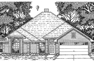 Home Plan - European Exterior - Front Elevation Plan #42-518