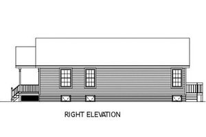 Exterior - Other Elevation 1 for Cottage House Plan #57-120 - 3 bed, 2 bath
