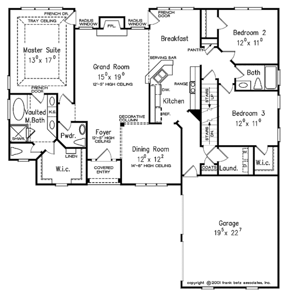 Home Plan - Traditional Floor Plan - Main Floor Plan #927-668