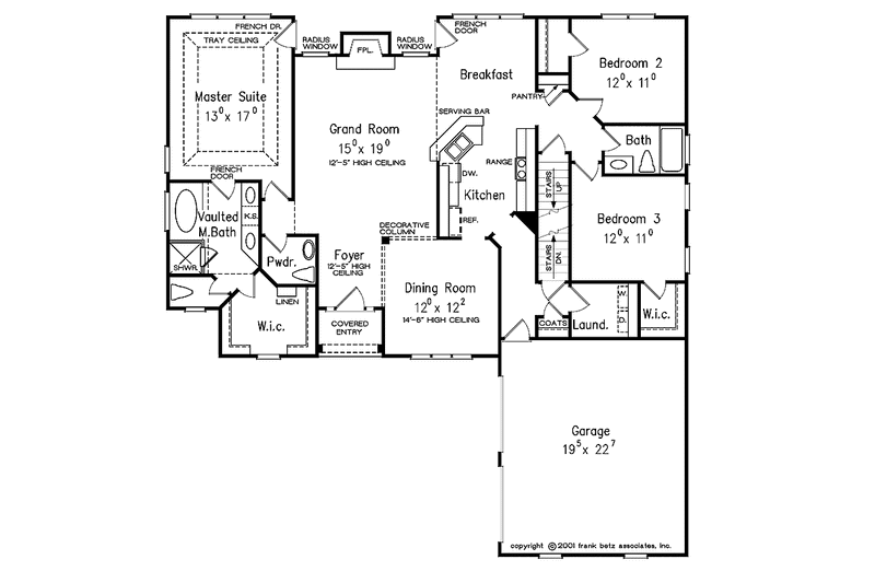 Dream House Plan - Floor Plan - Main Floor for Traditional House Plan #927-668 - 3 bed, 2.5 bath