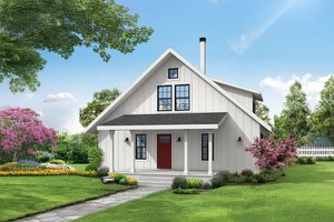 Home Plan - Barndominium Exterior - Front Elevation Plan #124-1263