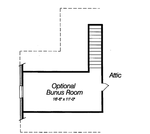 House Plan Design - Country Floor Plan - Upper Floor Plan #946-9
